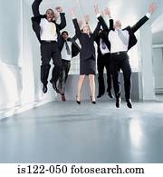 Celebrating business people