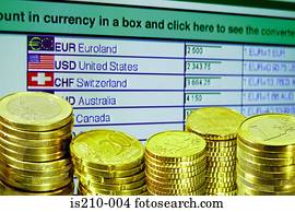 euro, operação bancária