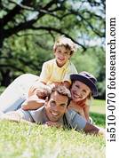 familie, park familie, park