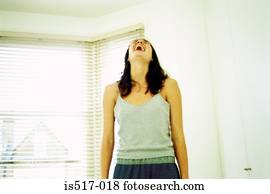 Woman laughing Woman laughing