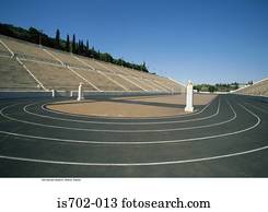 antigas, estádio olímpico, atenas, grécia