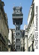 elevador, de, santa, justa, lisboa, portugal elevador, de, santa, justa, lisboa, portugal