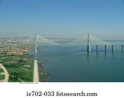 ponte, vasco, da, gama, lisboa, portugal