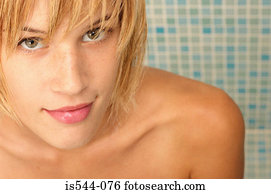 Portrait of young woman