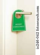 Merry Christmas door sign