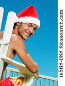 natal, em, a, verão