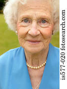 דמות, של, אישה יותר ישנה