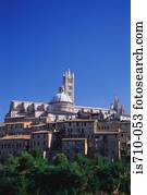 Cathedral and clear sky