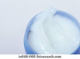 A tub of moisturiser