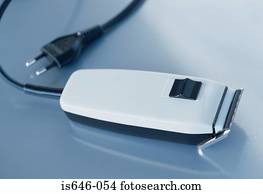 um, navalha elétrica