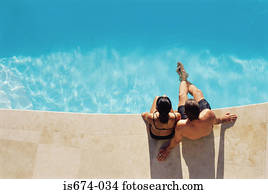 par, por, a, piscina