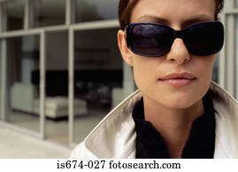 Woman in sunglasses