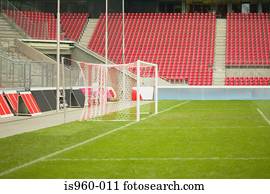 vazio, futebol, estádio