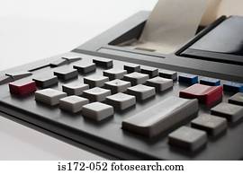 contabilidade, calculadora