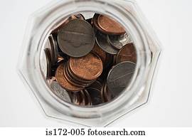 Jar of coins