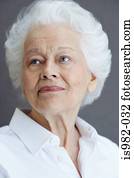 Portrait of senior woman Portrait of senior woman