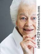 Portrait of senior woman Portrait of senior woman