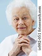 Portrait of senior woman