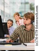 Call centre workers