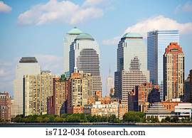 nova iorque, raspadores céu