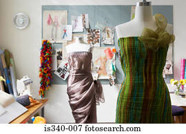 desenho moda, estúdio