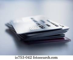 Pile of credit cards