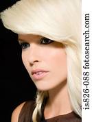 Young woman with blonde hair