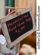 mercadoria, signage, em, restaurante, loja