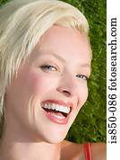 Woman laughing Woman laughing