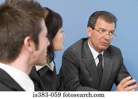 businesspeople, in, a, versammlung