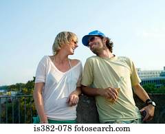 Carefree young couple