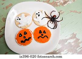 dia das bruxas, biscoitos