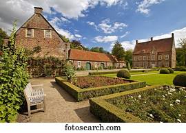 Courtyard Wasserburg Haus Welbergen Moated Castle Ochtrup