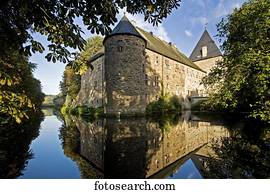 Haus Rodenberg Moated Castle Aplerbeck Dortmund North Rhine