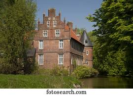 Wasserschloss Herten Moated Castle Herten Ruhr District North