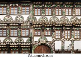 Fachwerkhaus Haus Horstkotte Weserrenaissance Altstadt Hoexter