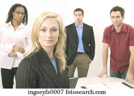 Business People Looking At You