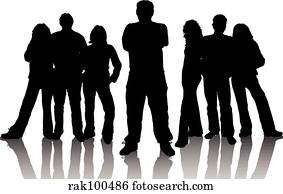 Group of young people Group of young people