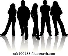 group of young people group of young people