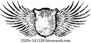 grunge, fundo, vetorial