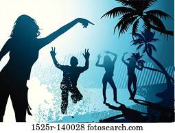 Happy People Dancing