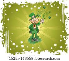 st. dia patrick, fundo