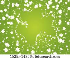 st., Patrick's, fundo