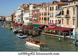 canal grandioso, em, veneza