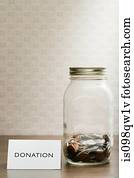 Donation jar