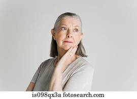 Portrait of a senior woman Portrait of a senior woman