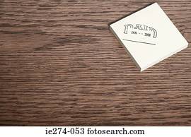 Stamp on adhesive note