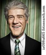 Studio portrait of senior businessman Studio portrait of senior businessman