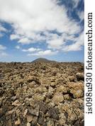 Volcanic landscape of Timanfaya National Park, Lanzarote