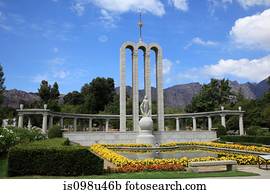 Huguenot memorial in franschhoek, south africa